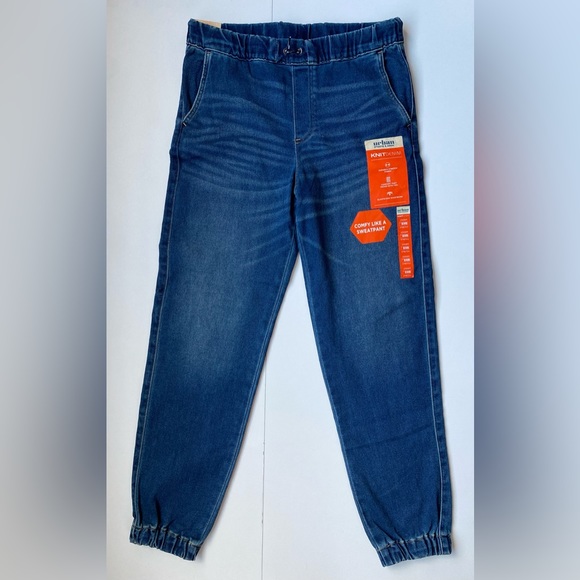 Urban Pipeline Boys Knit Denim Jogger - Picture 1 of 9